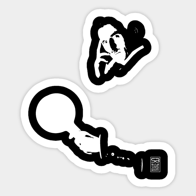 Nikola Tesla Sticker by JSnipe